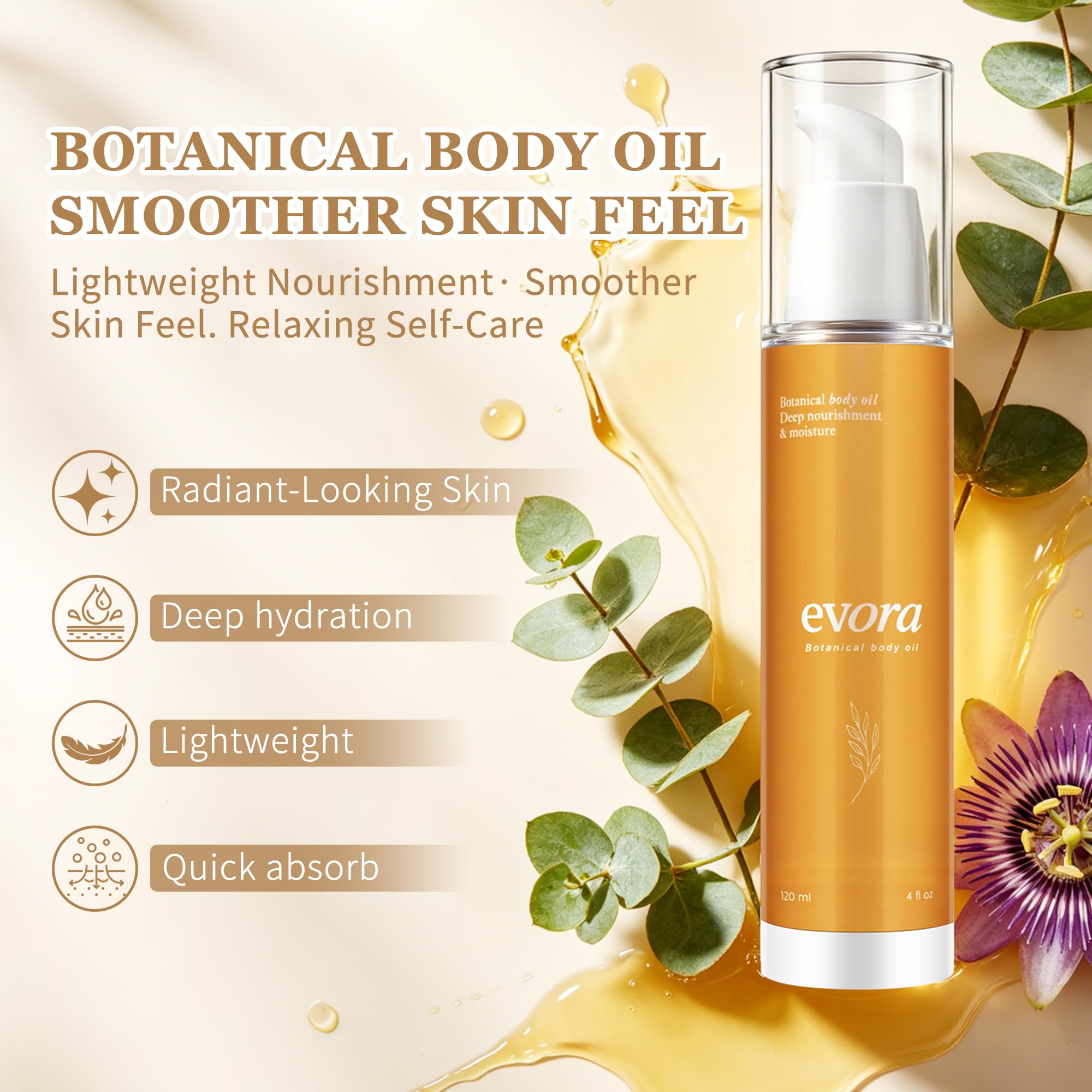 Evora Botanical Body Oil benefits overview